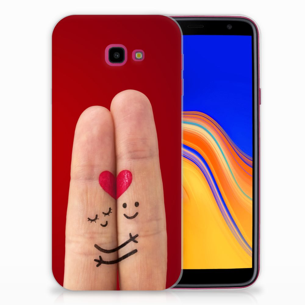 Samsung Galaxy J4 Plus (2018) Silicone Back Cover Liefde - Origineel Romantisch Cadeau