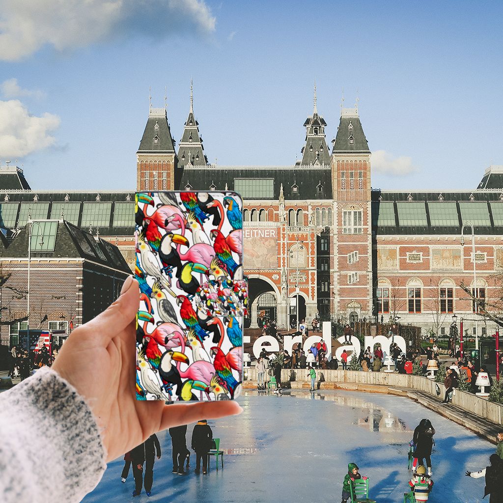 Huawei P10 Lite Telefoonhoesje met Pasjes Birds