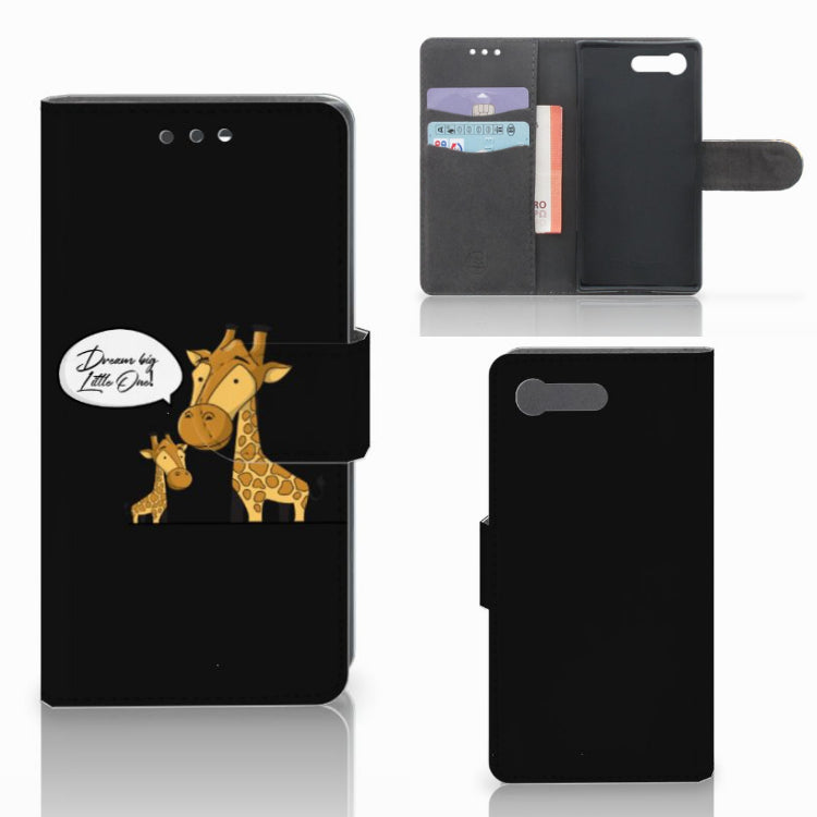 Sony Xperia X Compact Leuk Hoesje Giraffe