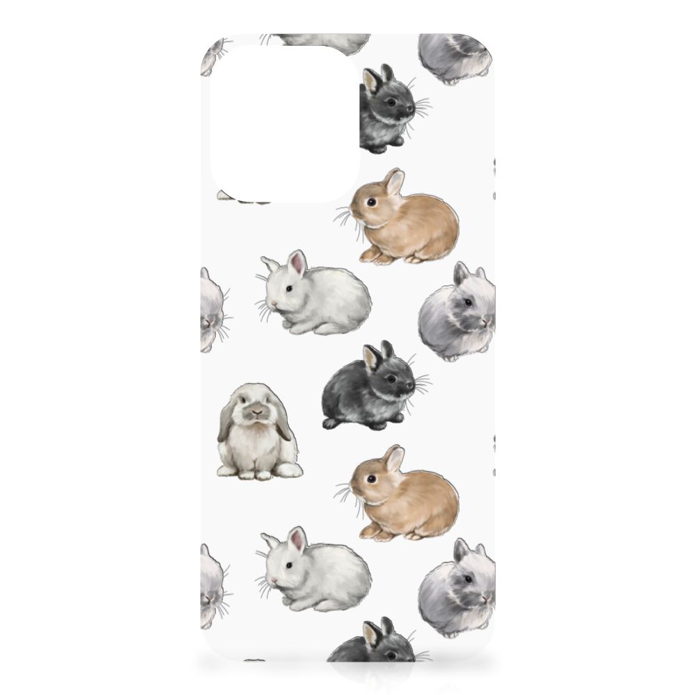 Case Anti-shock voor iPhone 15 Pro Max Konijntjes B2C Telecom