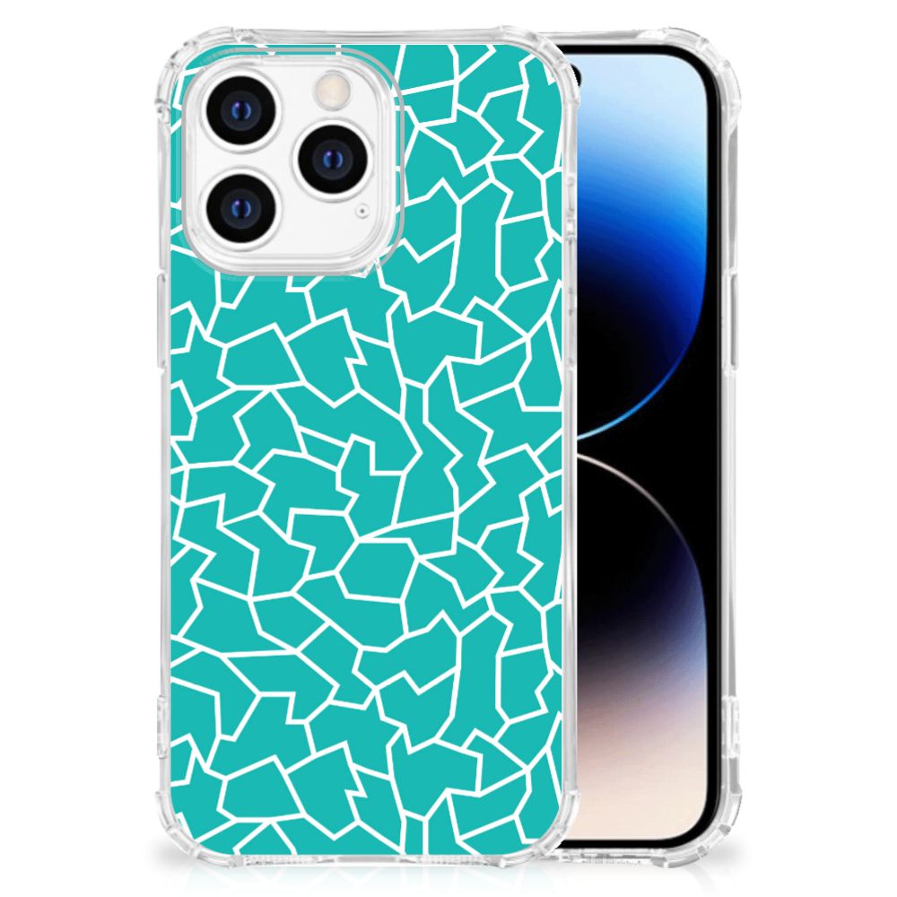 iPhone 14 Pro Back Cover Cracks Blue B2C Telecom