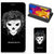 Mobiel BookCase LG V40 Thinq Skull Hair