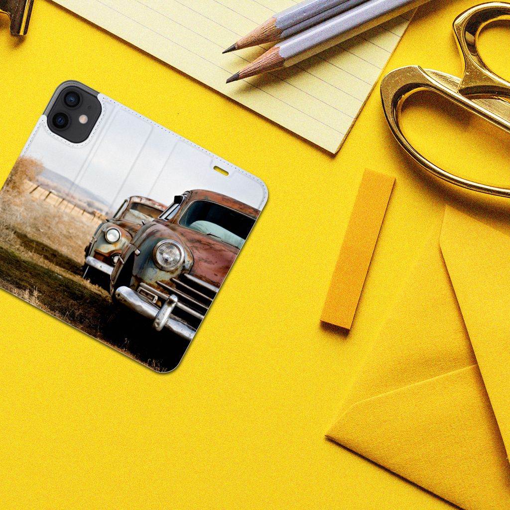 iPhone 12 Mini Stand Case Vintage Auto - B2C Telecom