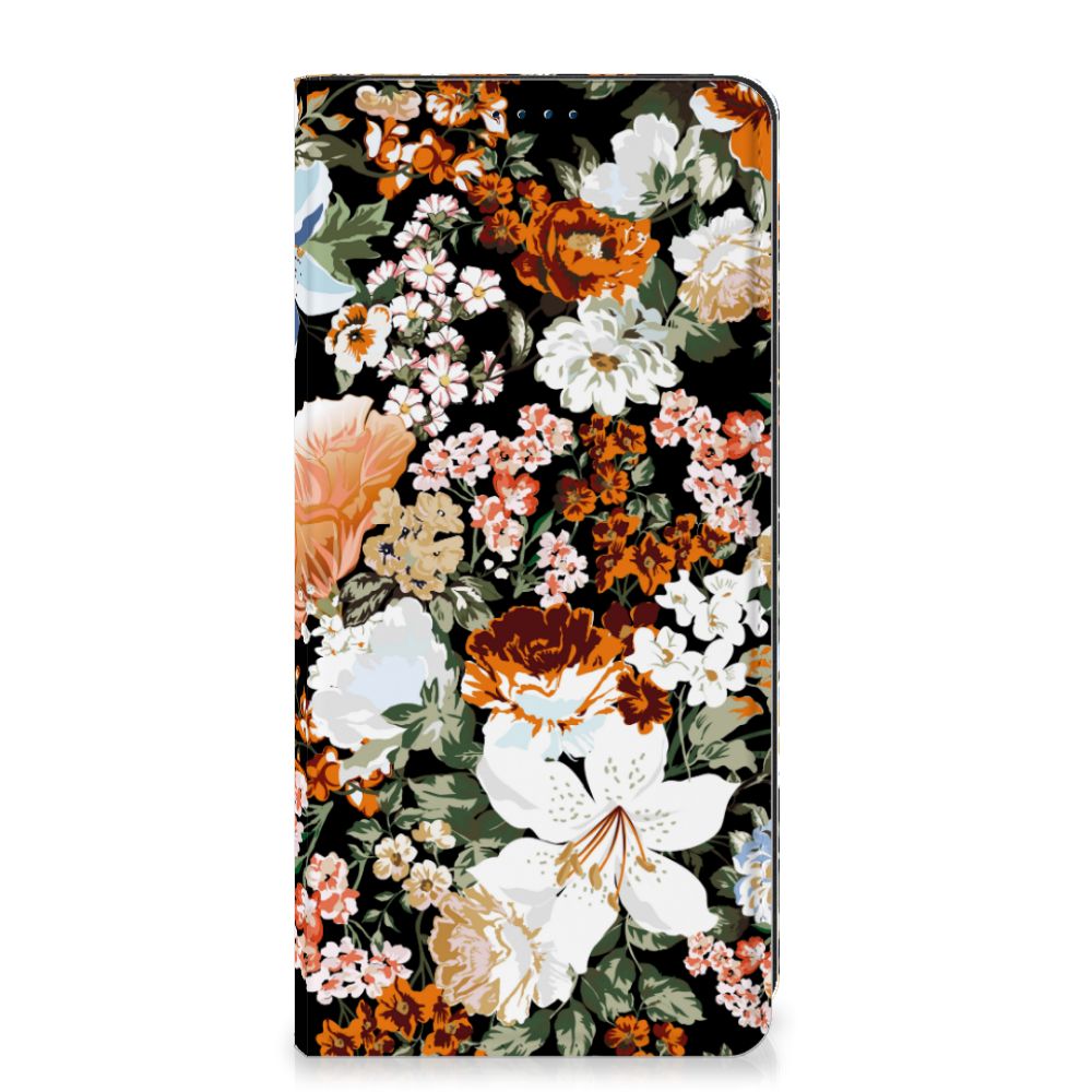 Smart Cover voor Xiaomi Redmi Note 12 Pro | Poco X5 Pro Dark Flowers