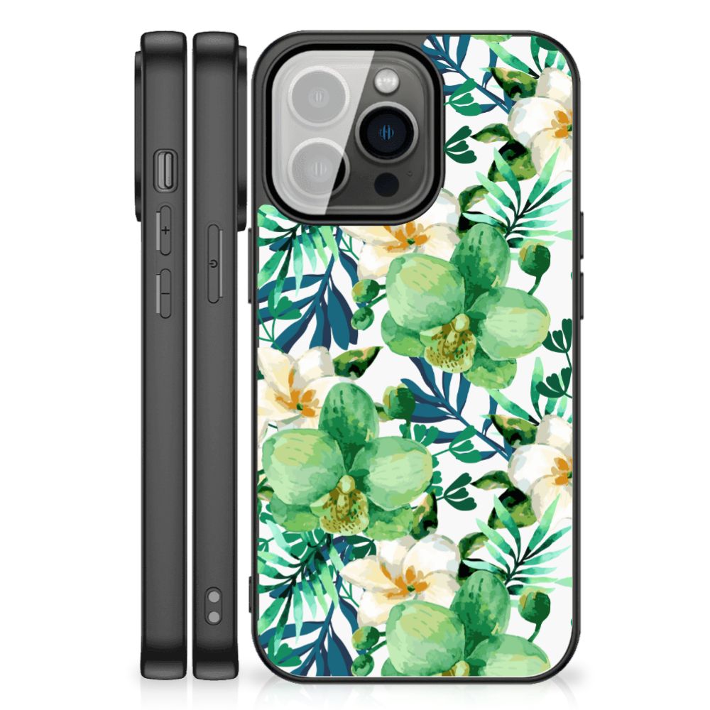 iPhone 13 Pro Max Bloemen Hoesje Orchidee Groen B2C Telecom