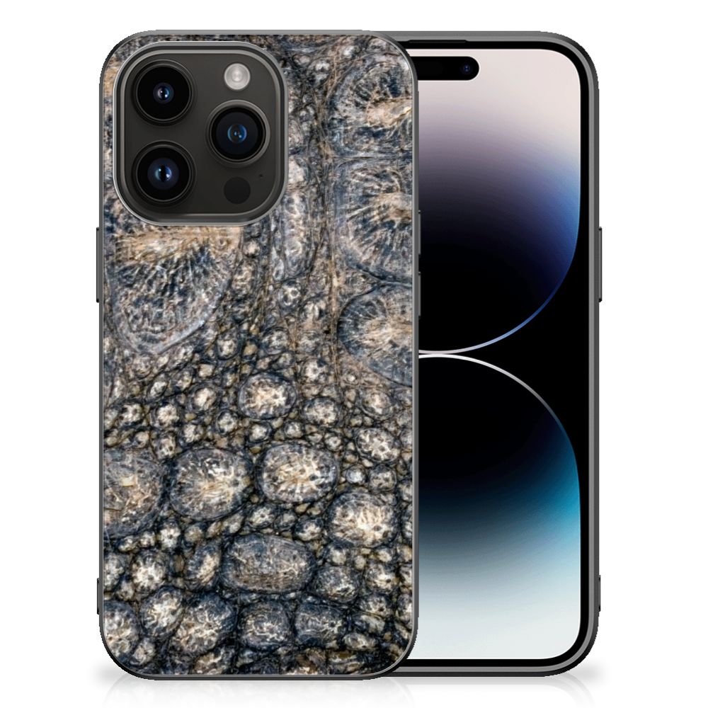iPhone 15 Pro Dierenprint Telefoonhoesje Krokodillenprint
