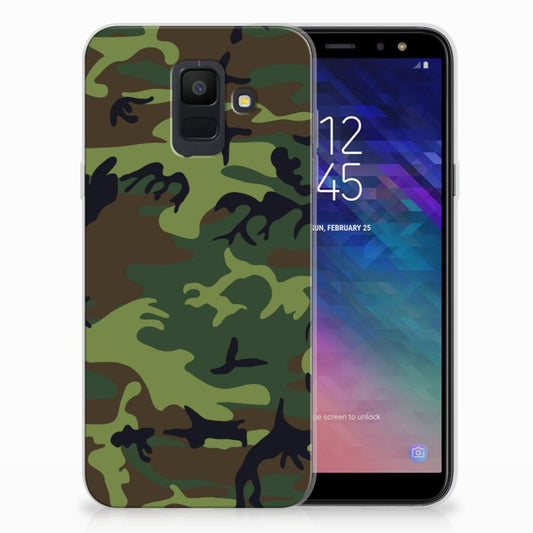 Samsung Galaxy A6 (2018) TPU bumper Army Dark