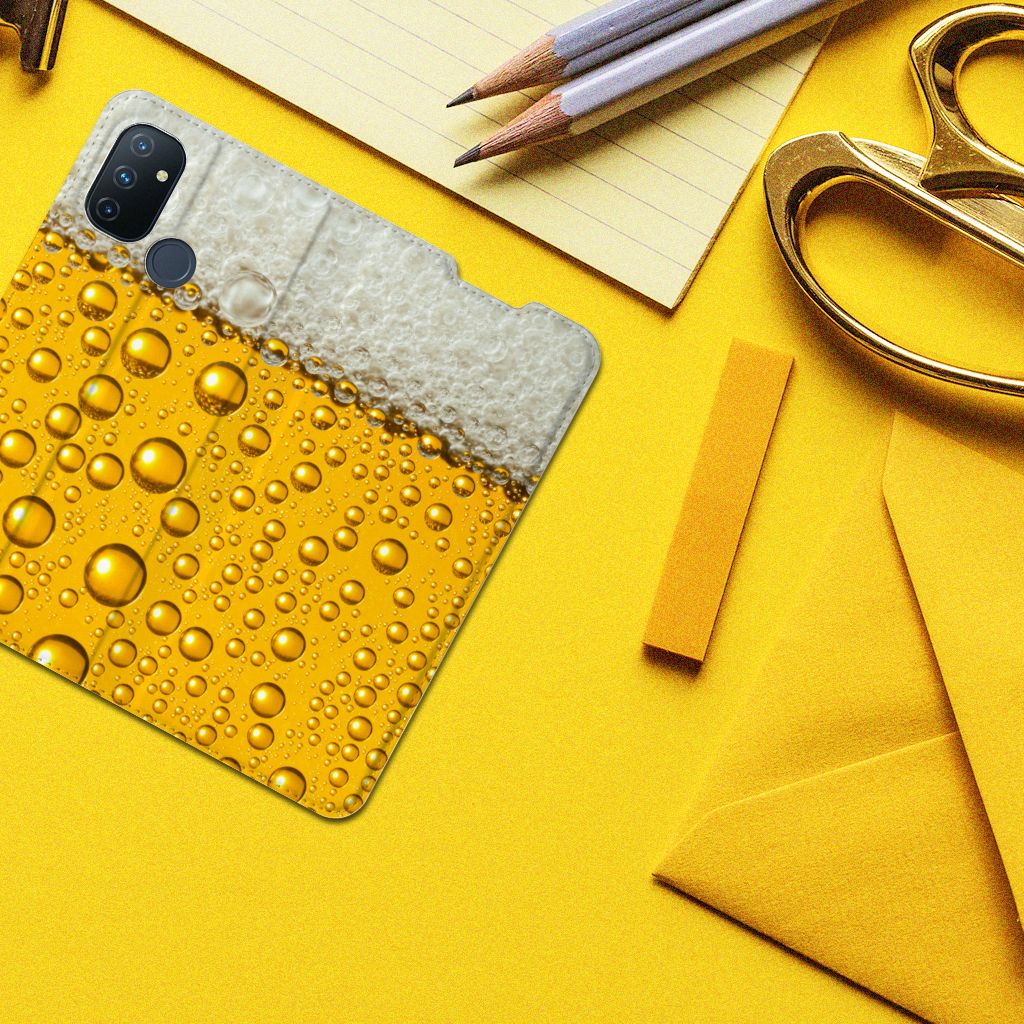 OnePlus Nord N100 Flip Style Cover Bier - B2C Telecom