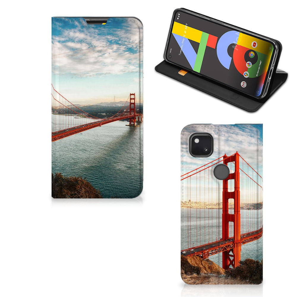 Google Pixel 4a Book Cover Golden Gate Bridge