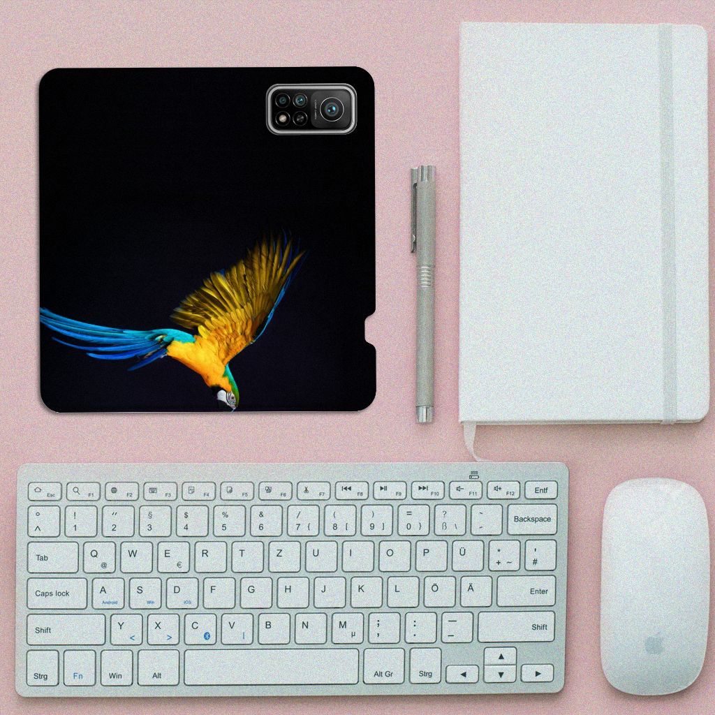 Xiaomi Mi 10T | 10T Pro Hoesje maken Papegaai - B2C Telecom