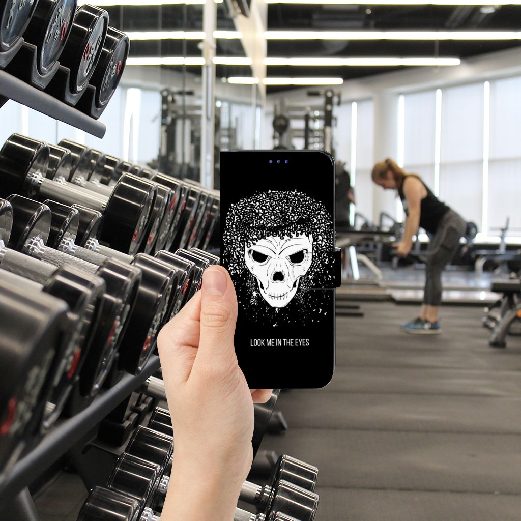 Telefoonhoesje met Naam OPPO Find X5 Skull Hair