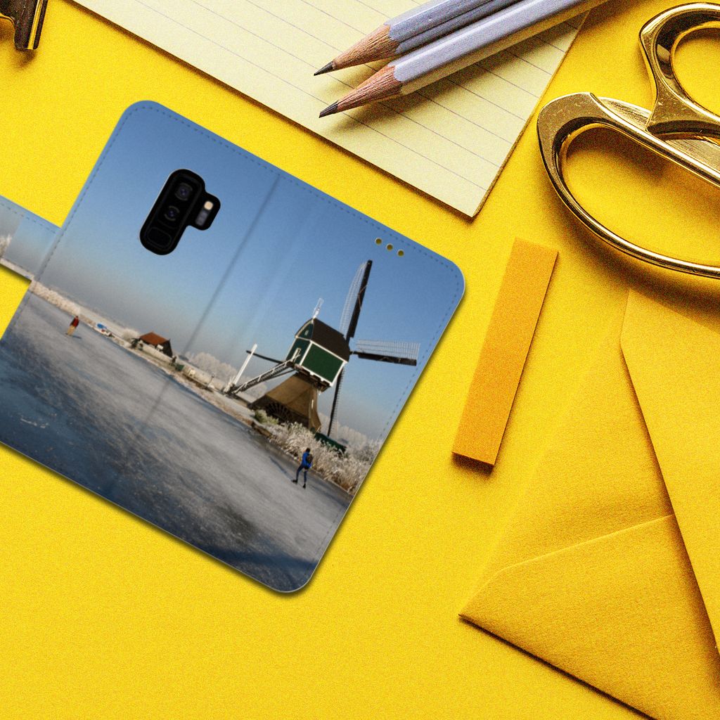 Samsung Galaxy S9 Plus Flip Cover Schaatsers