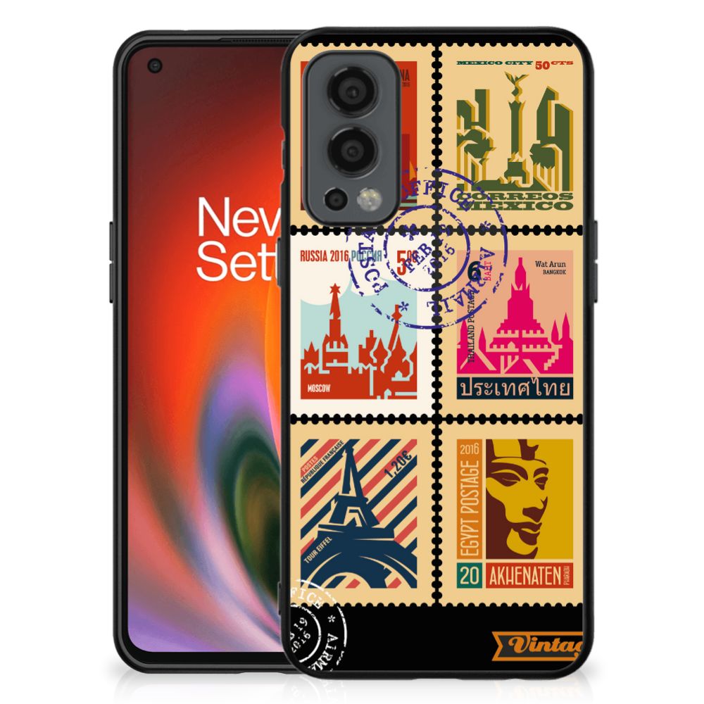 OnePlus Nord 2 TPU Backcover Postzegels