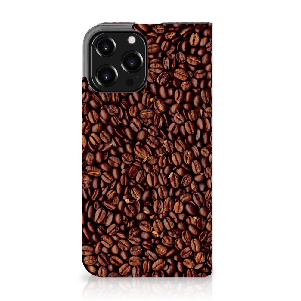 iPhone 13 Pro Max Flip Style Cover Koffiebonen - B2C Telecom