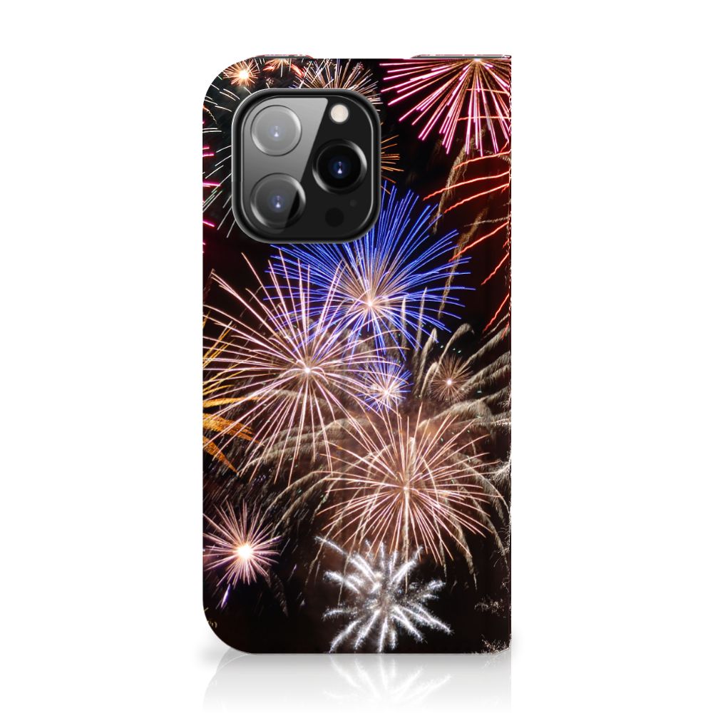 iPhone 14 Pro Hippe Standcase Vuurwerk