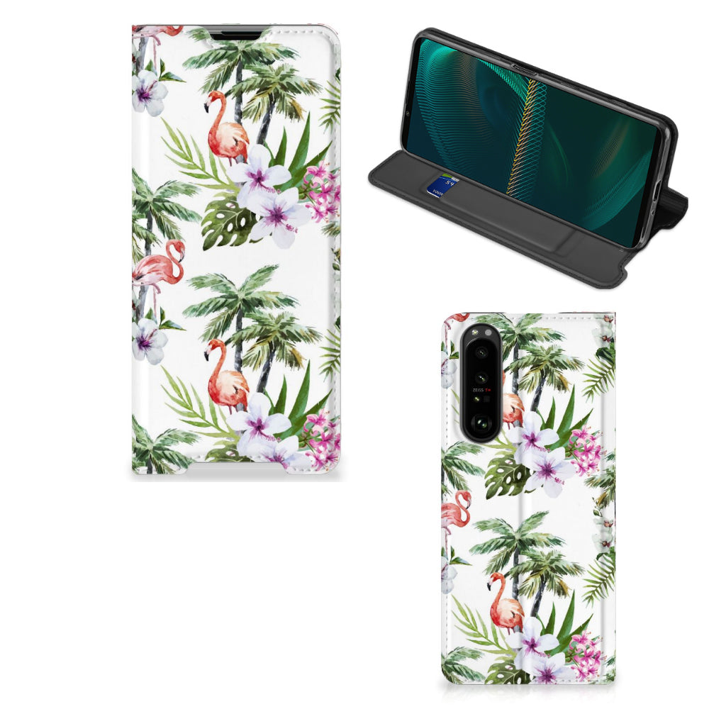 Sony Xperia 5 III Hoesje maken Flamingo Palms