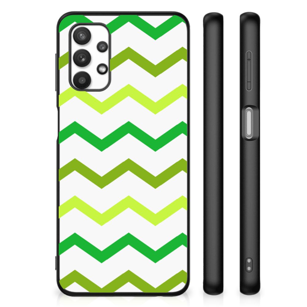 Samsung Galaxy A32 5G Back Case Zigzag Groen B2C Telecom