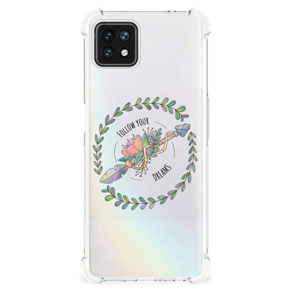 OPPO A53 5G | A73 5G Stevig Bumper Hoesje Boho Dreams