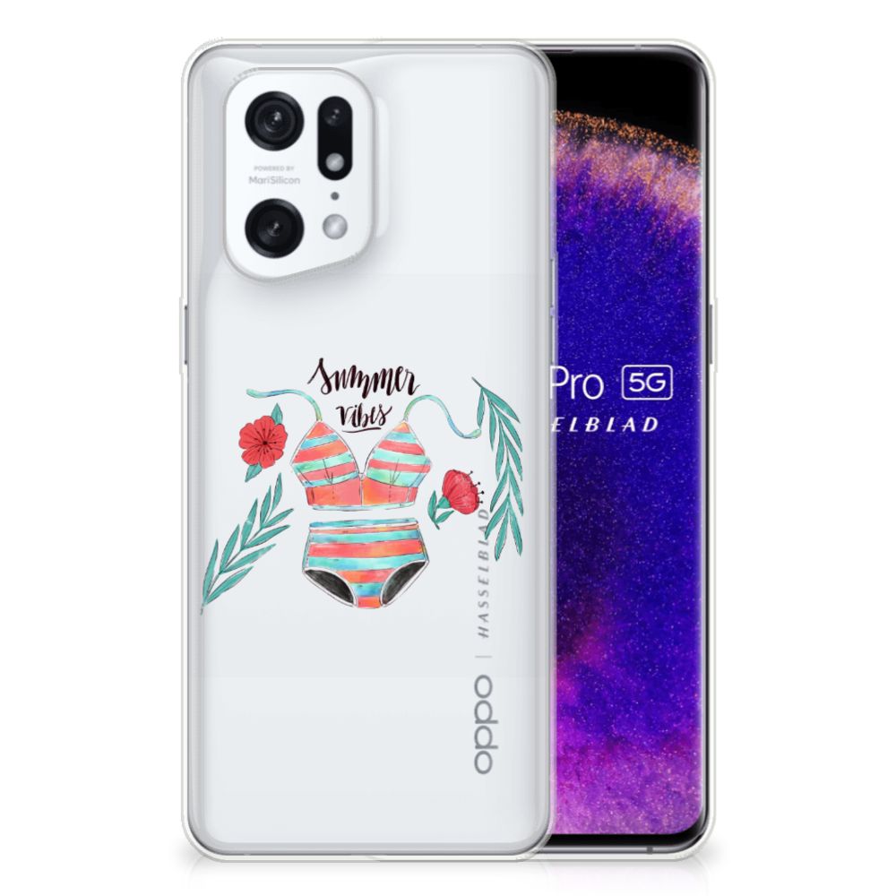 OPPO Find X5 Pro Telefoonhoesje met Naam Boho Summer B2C Telecom