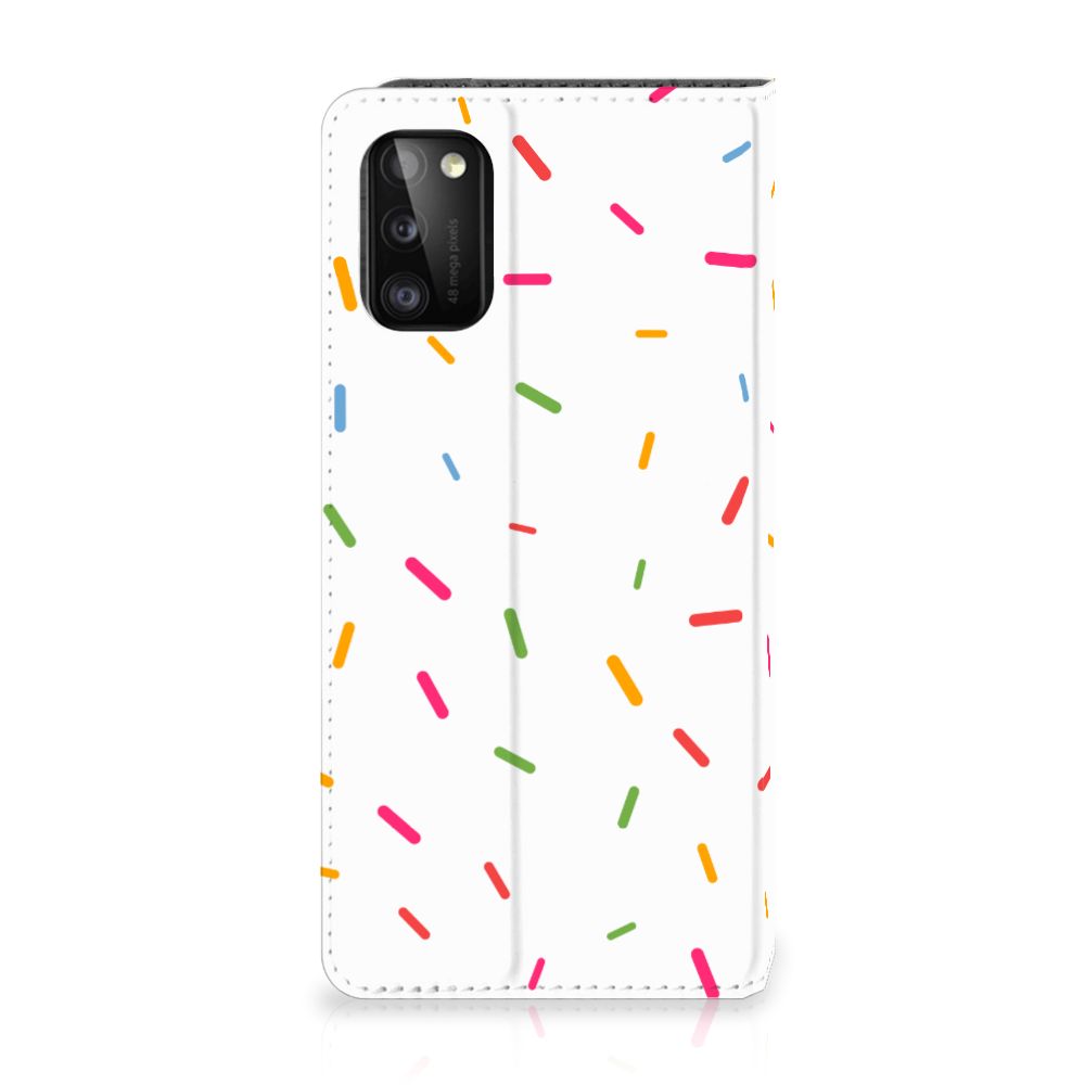 Samsung Galaxy A41 Flip Style Cover Donut Roze - B2C Telecom