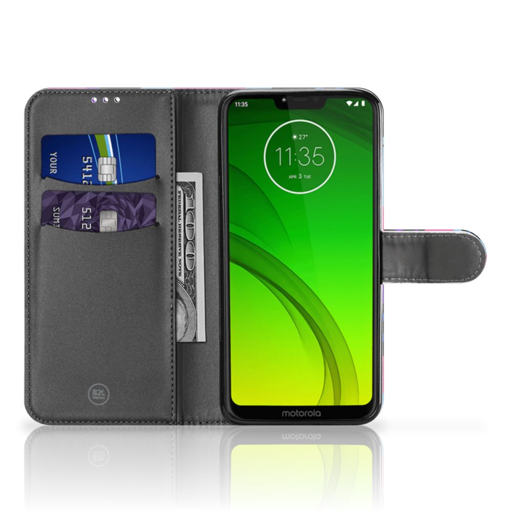 Motorola Moto G7 Power Book Case Funky Triangle