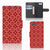 Sony Xperia X Compact Telefoon Hoesje Batik Rood