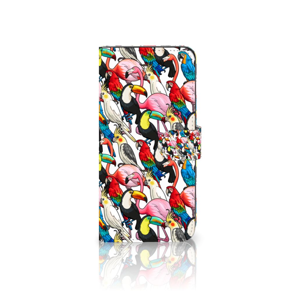 Motorola Moto G22 Telefoonhoesje met Pasjes Birds