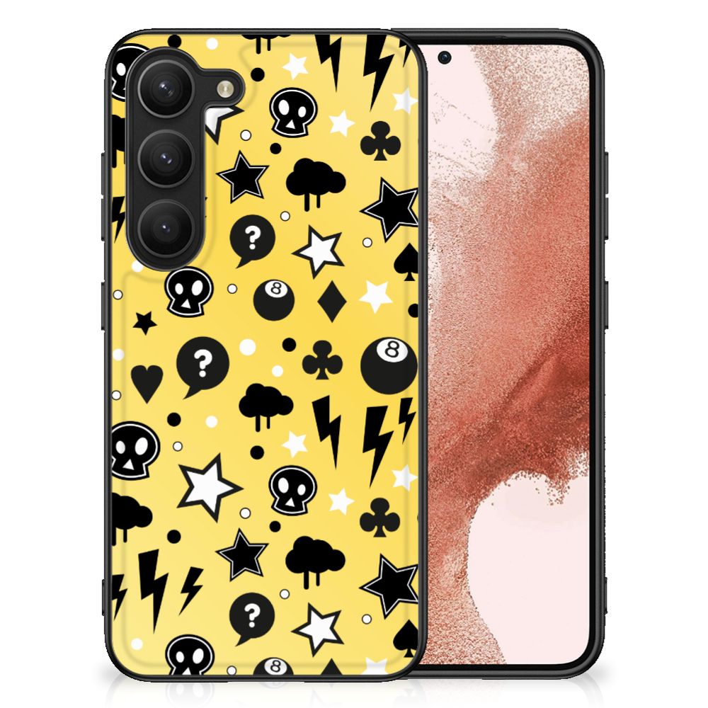 Telefoonhoesje Samsung Galaxy S23 Punk Geel B2C Telecom
