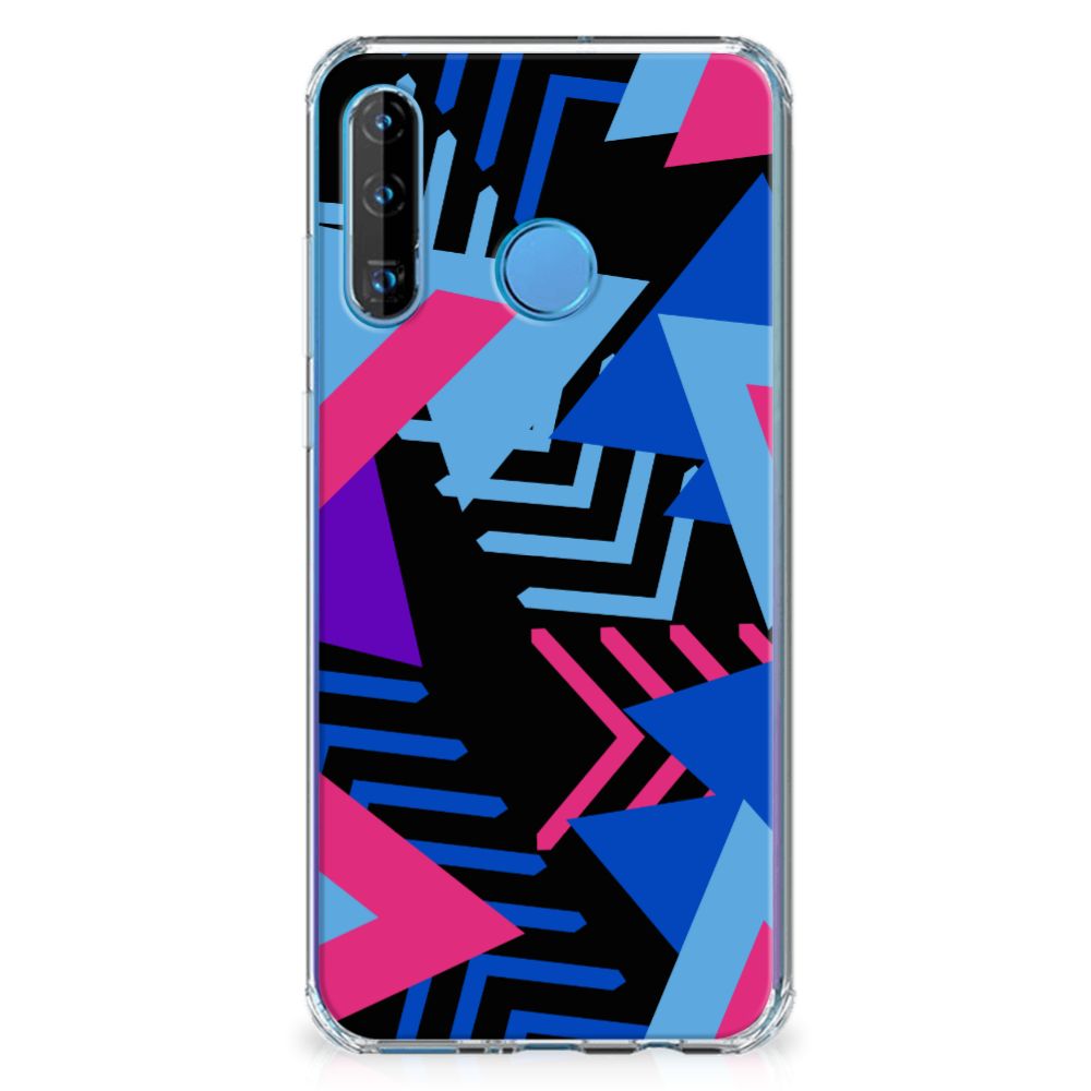 Huawei P30 Lite Shockproof Case Funky Triangle