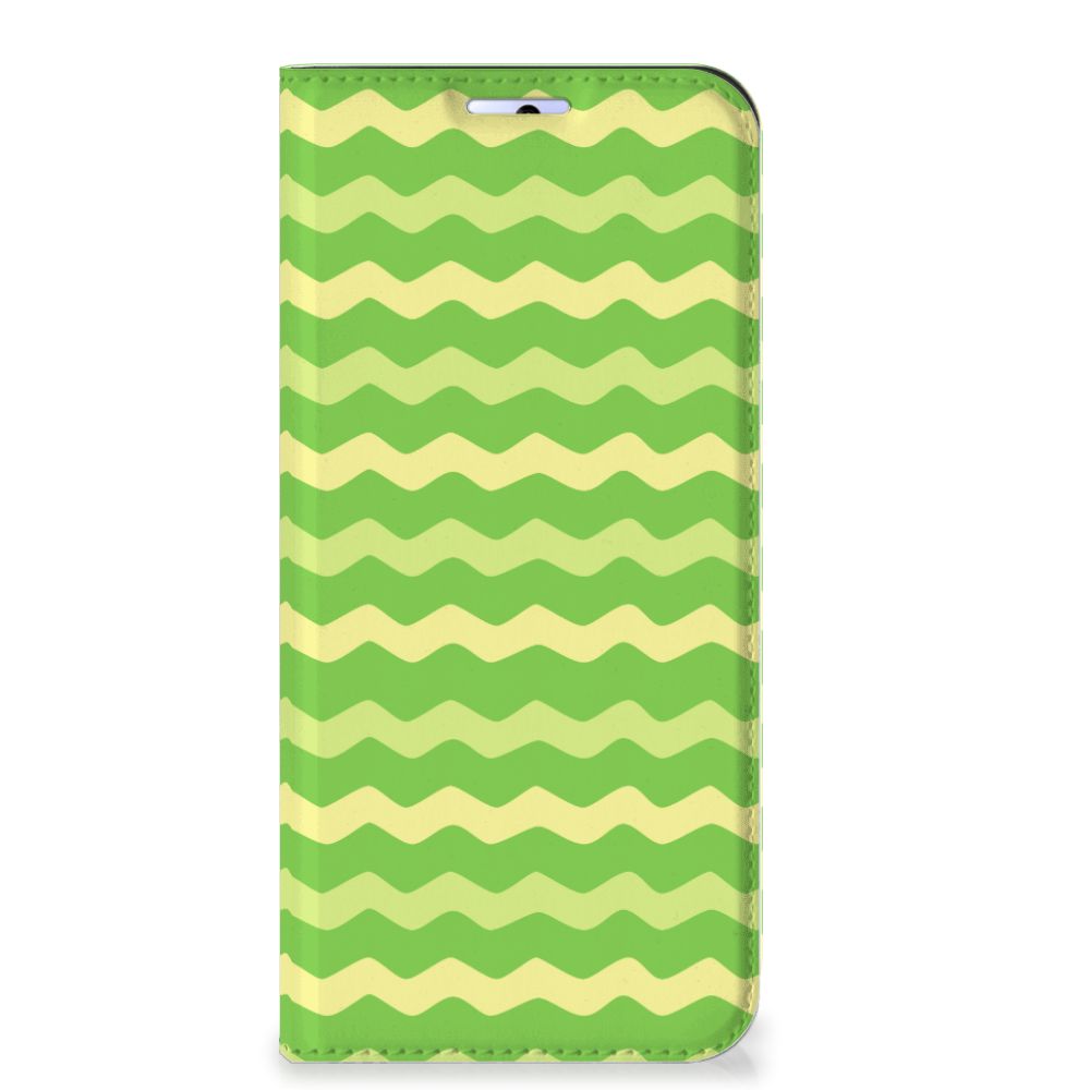 Motorola Moto G31 | G41 Hoesje met Magneet Waves Green