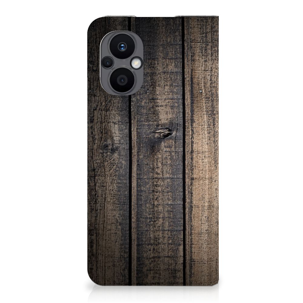 OPPO Reno8 Lite Book Wallet Case Steigerhout - B2C Telecom