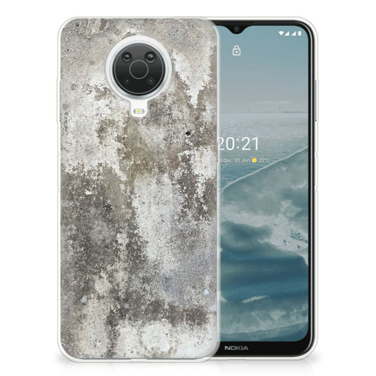 Nokia G20 | G10 TPU Siliconen Hoesje Beton Print