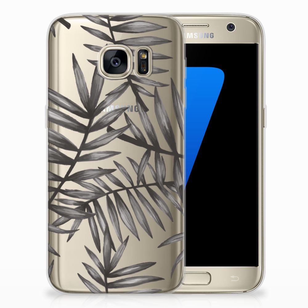 Samsung Galaxy S7 TPU Case Leaves Grey