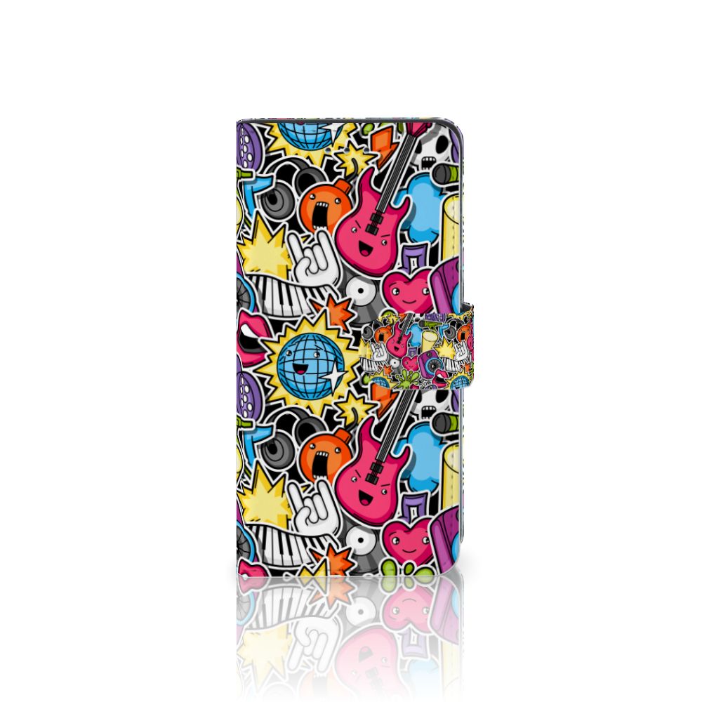 Xiaomi Redmi K20 Pro Wallet Case met Pasjes Punk Rock