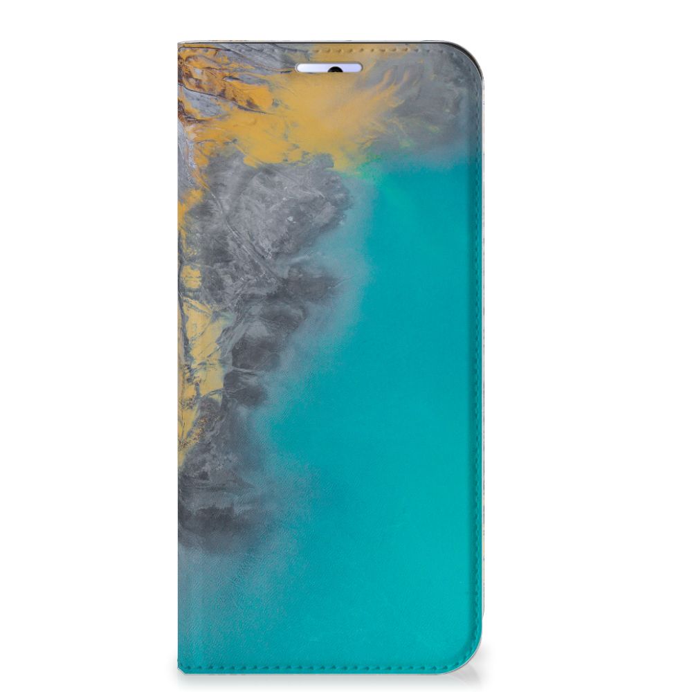 Motorola Moto G31 | G41 Standcase Marble Blue Gold - B2C Telecom