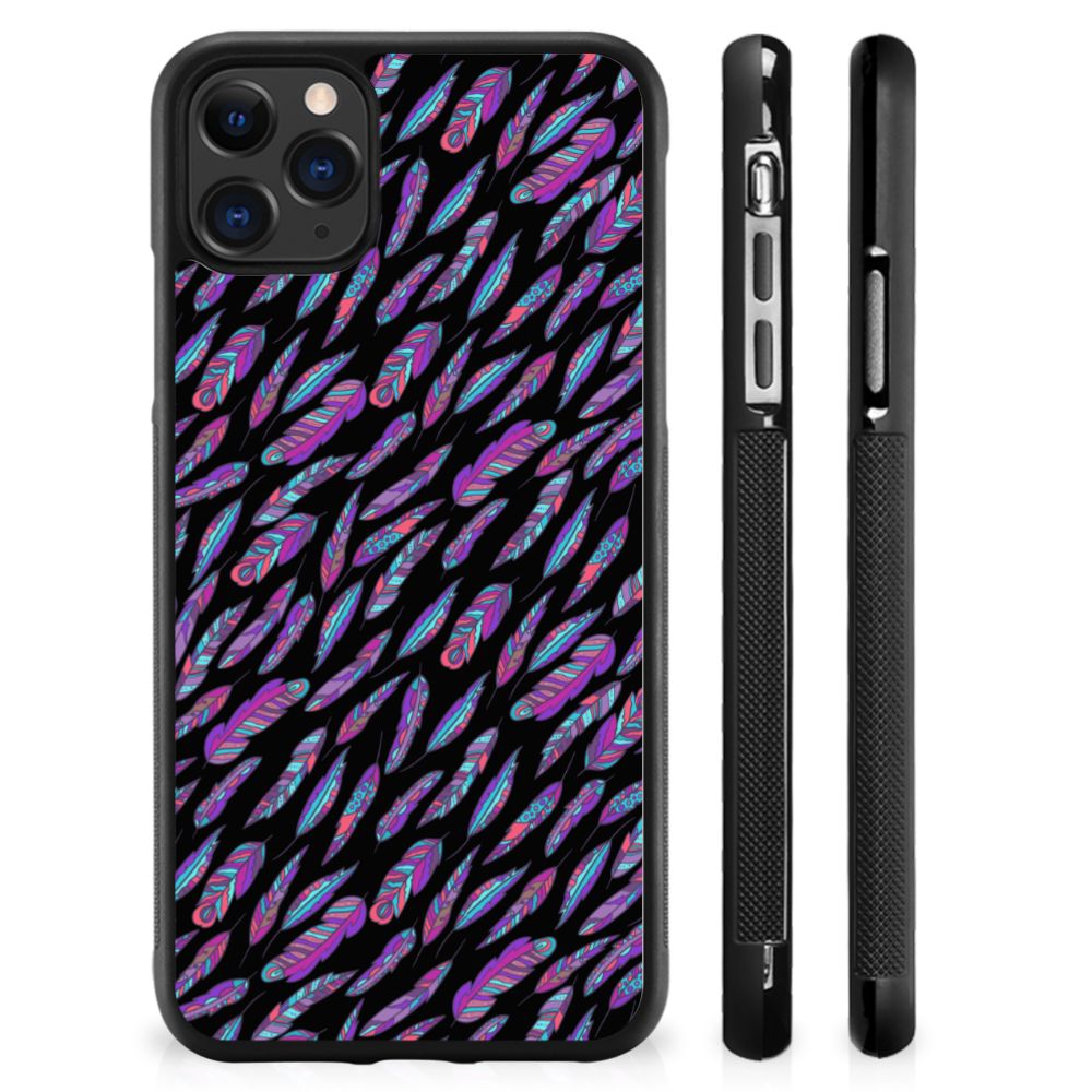 Apple iPhone 11 Pro Max Bumper Case Feathers Color B2C Telecom