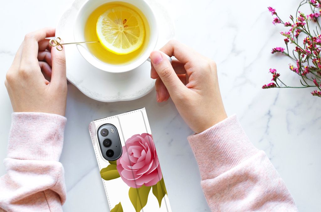 Motorola Edge 30 Pro Smart Cover Roses - B2C Telecom