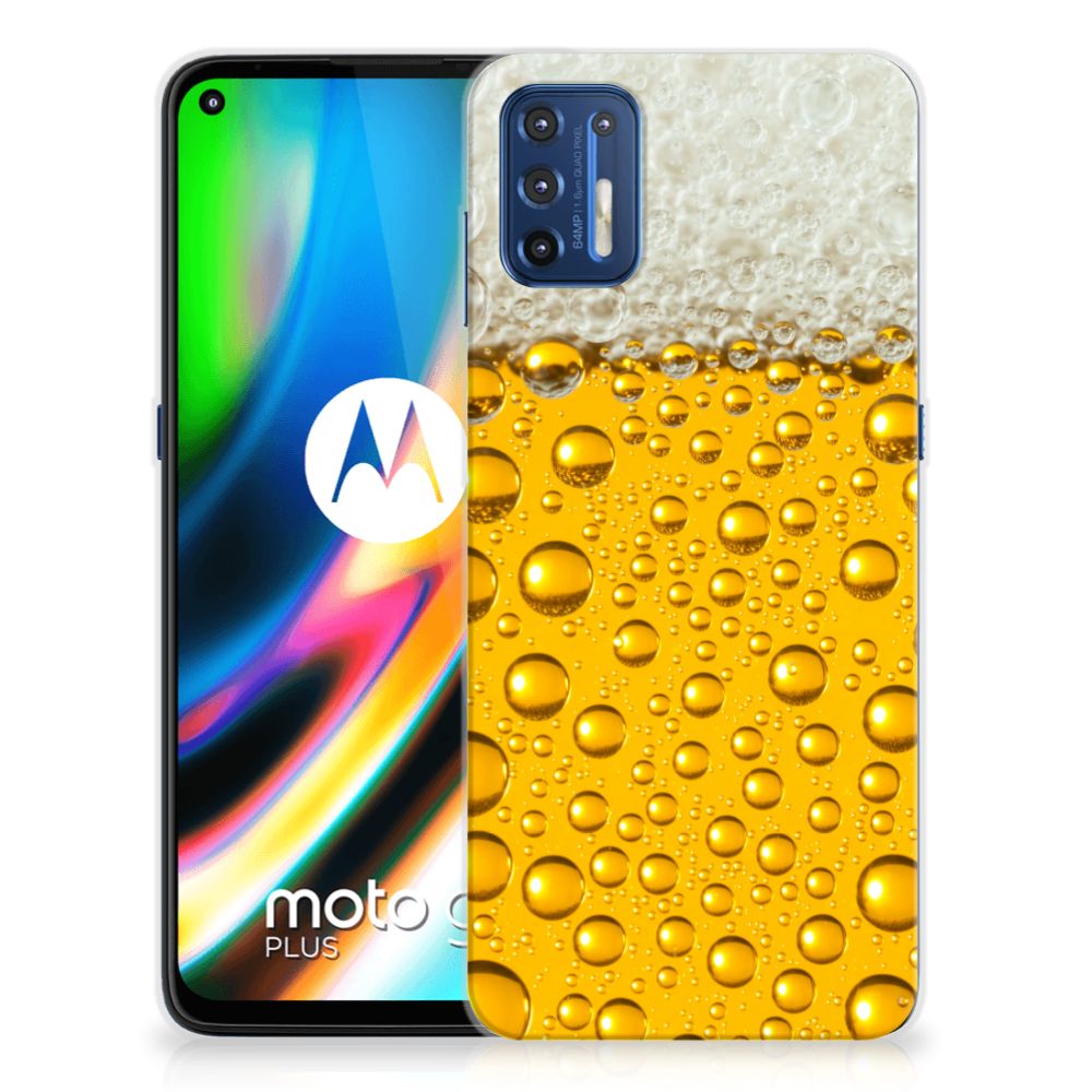 Motorola Moto G9 Plus Siliconen Case Bier