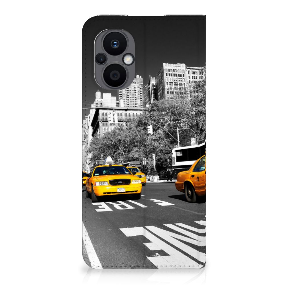 OPPO Reno8 Lite Book Cover New York Taxi - B2C Telecom