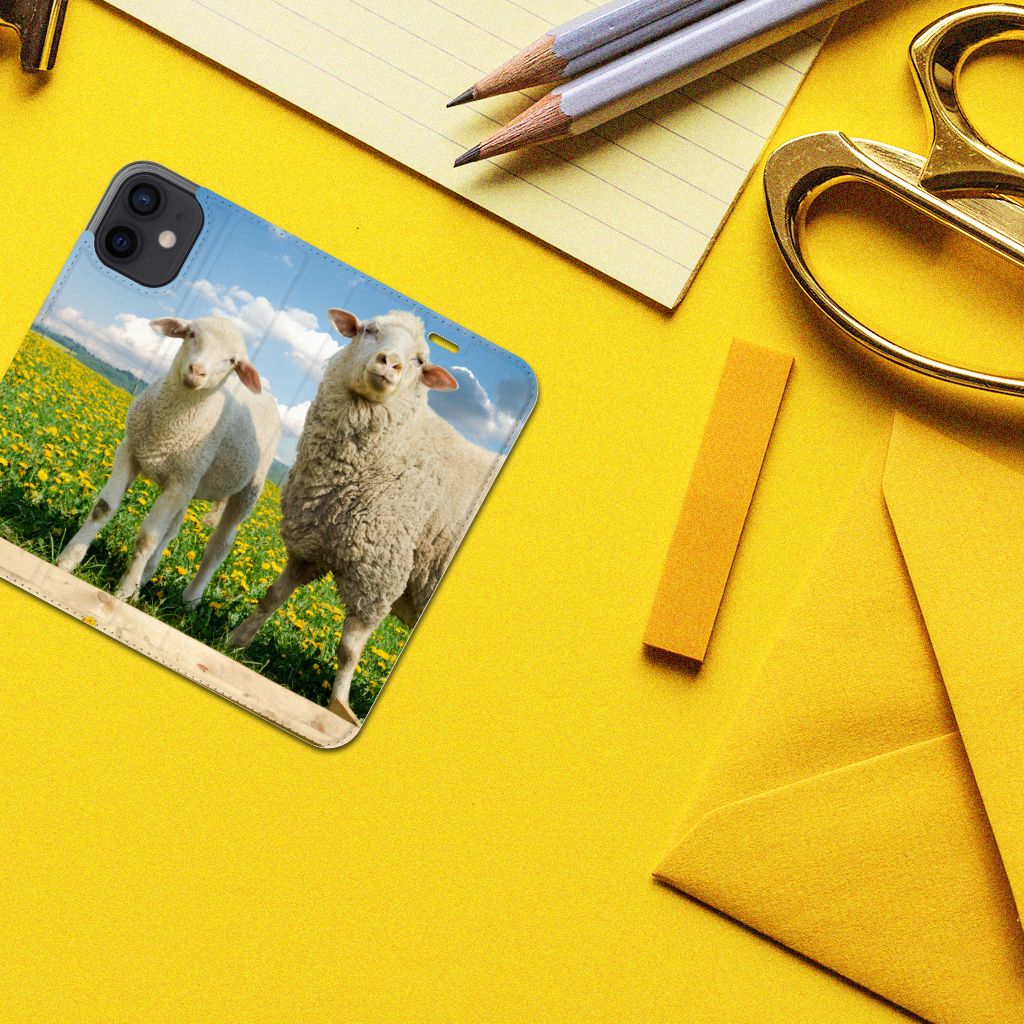 iPhone 12 Mini Hoesje maken Schaap en Lammetje - B2C Telecom