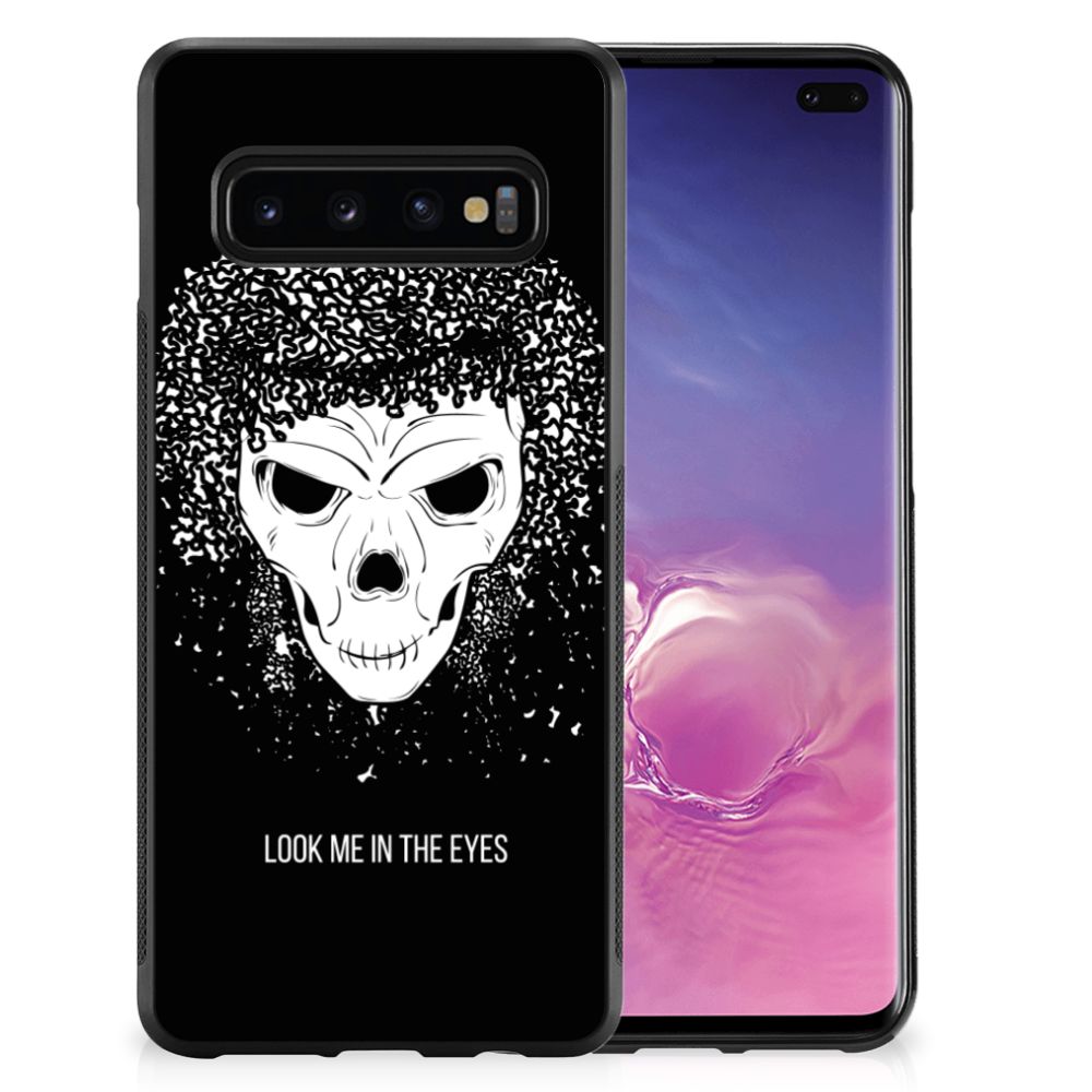 Mobiel Case Samsung Galaxy S10+ Skull Hair