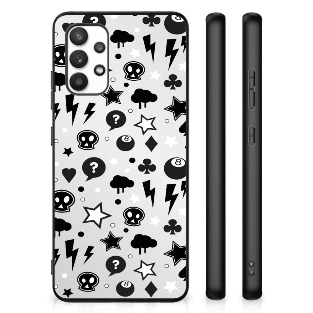 Telefoonhoesje Samsung Galaxy A32 4G | A32 5G Enterprise Editie Silver Punk B2C Telecom