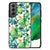 Samsung Galaxy S21FE Bloemen Hoesje Orchidee Groen