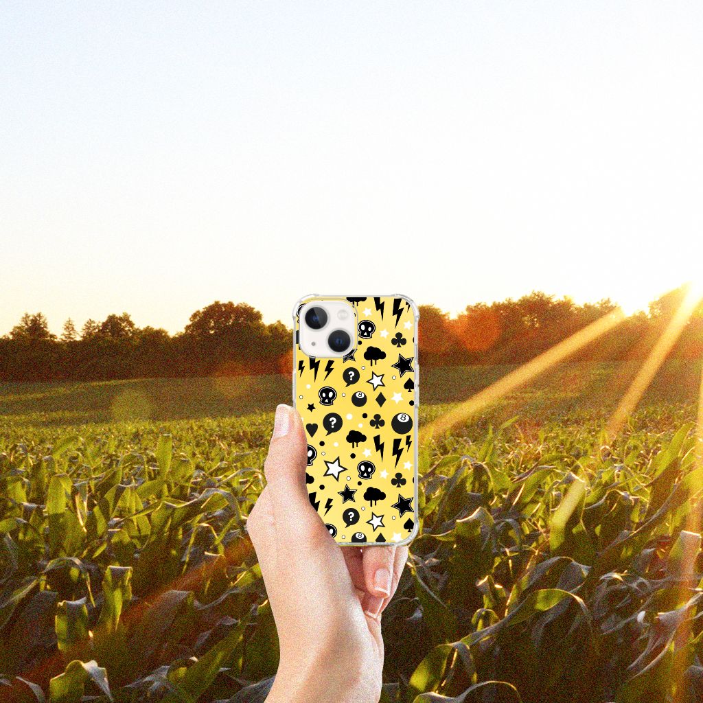 Extreme Case iPhone 13 mini Punk Geel - B2C Telecom