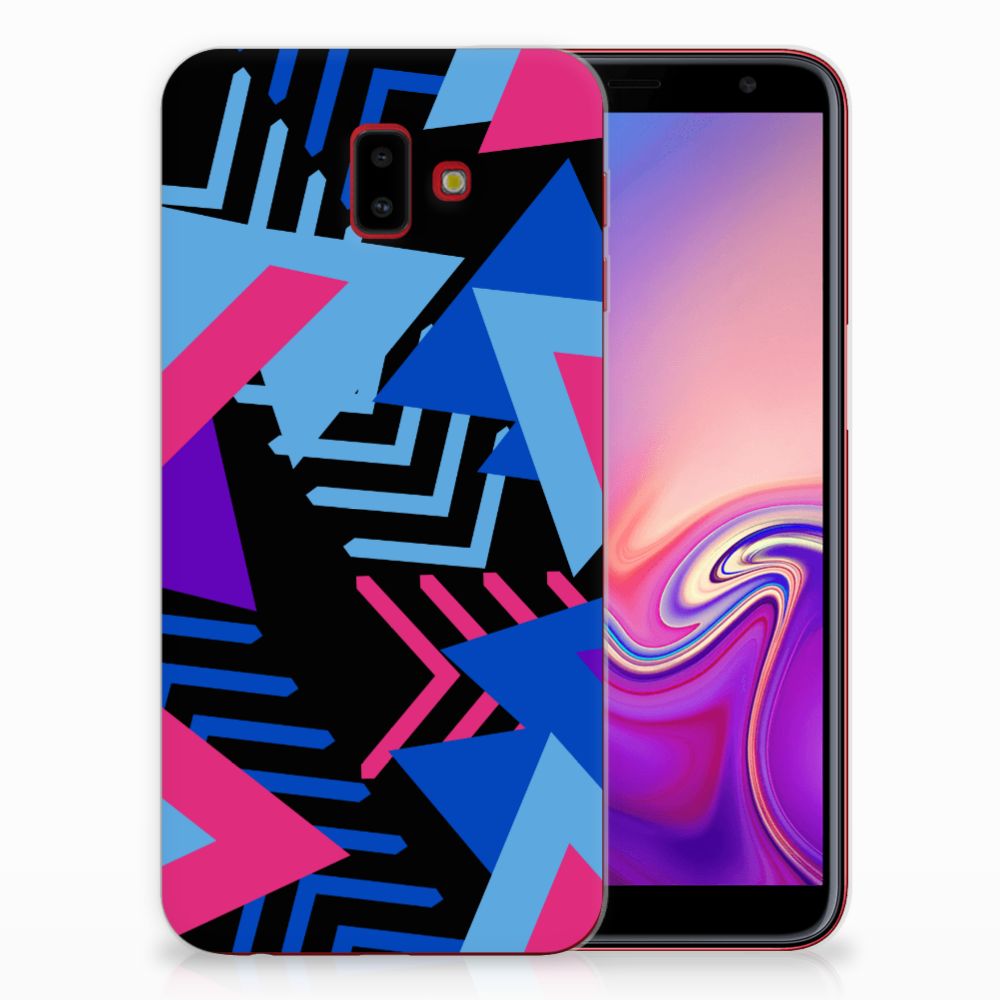 Samsung Galaxy J6 Plus (2018) TPU Hoesje Funky Triangle