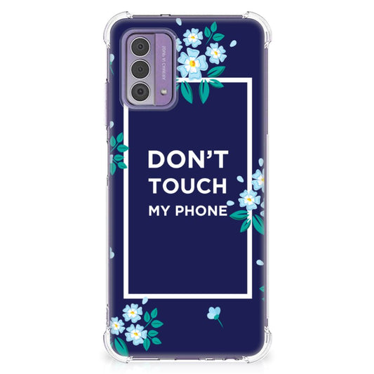 Nokia G42 Anti Shock Case Flowers Blue DTMP