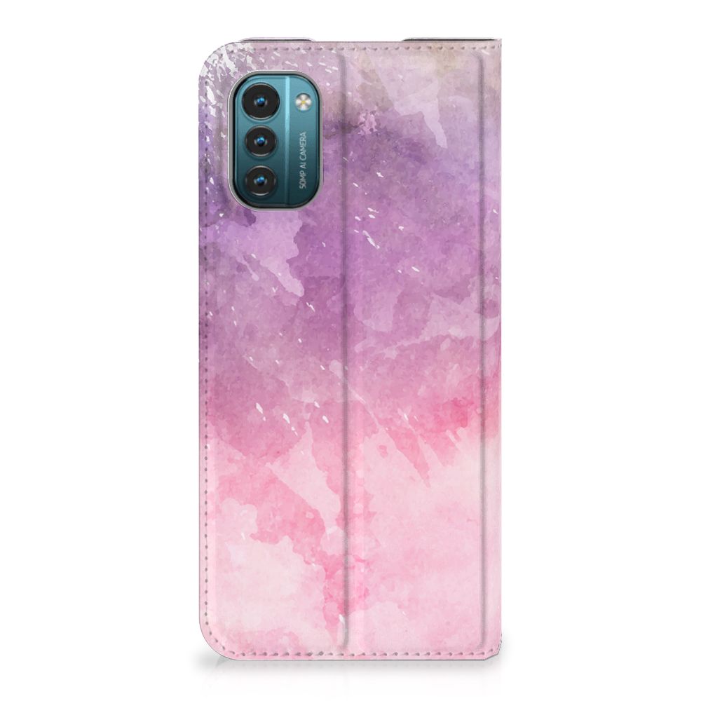 Bookcase Nokia G11 | G21 Pink Purple Paint - B2C Telecom