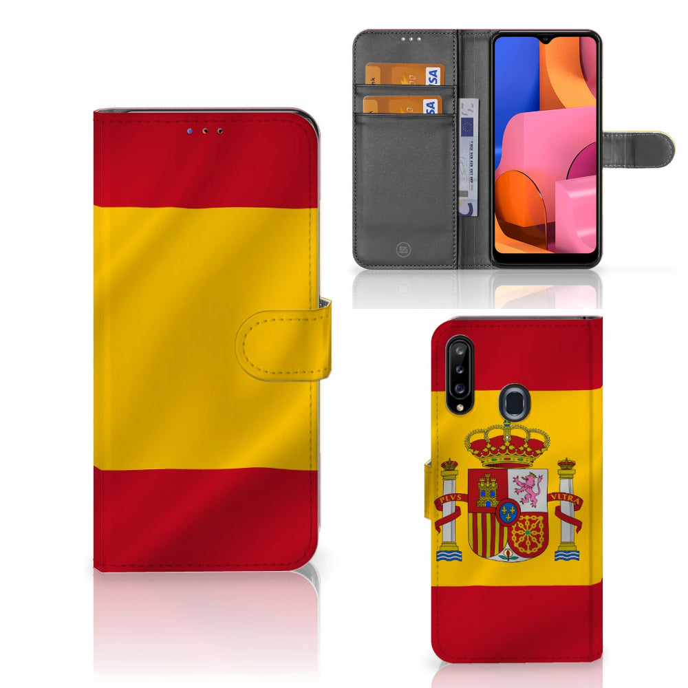 Samsung Galaxy A20s Bookstyle Case Spanje