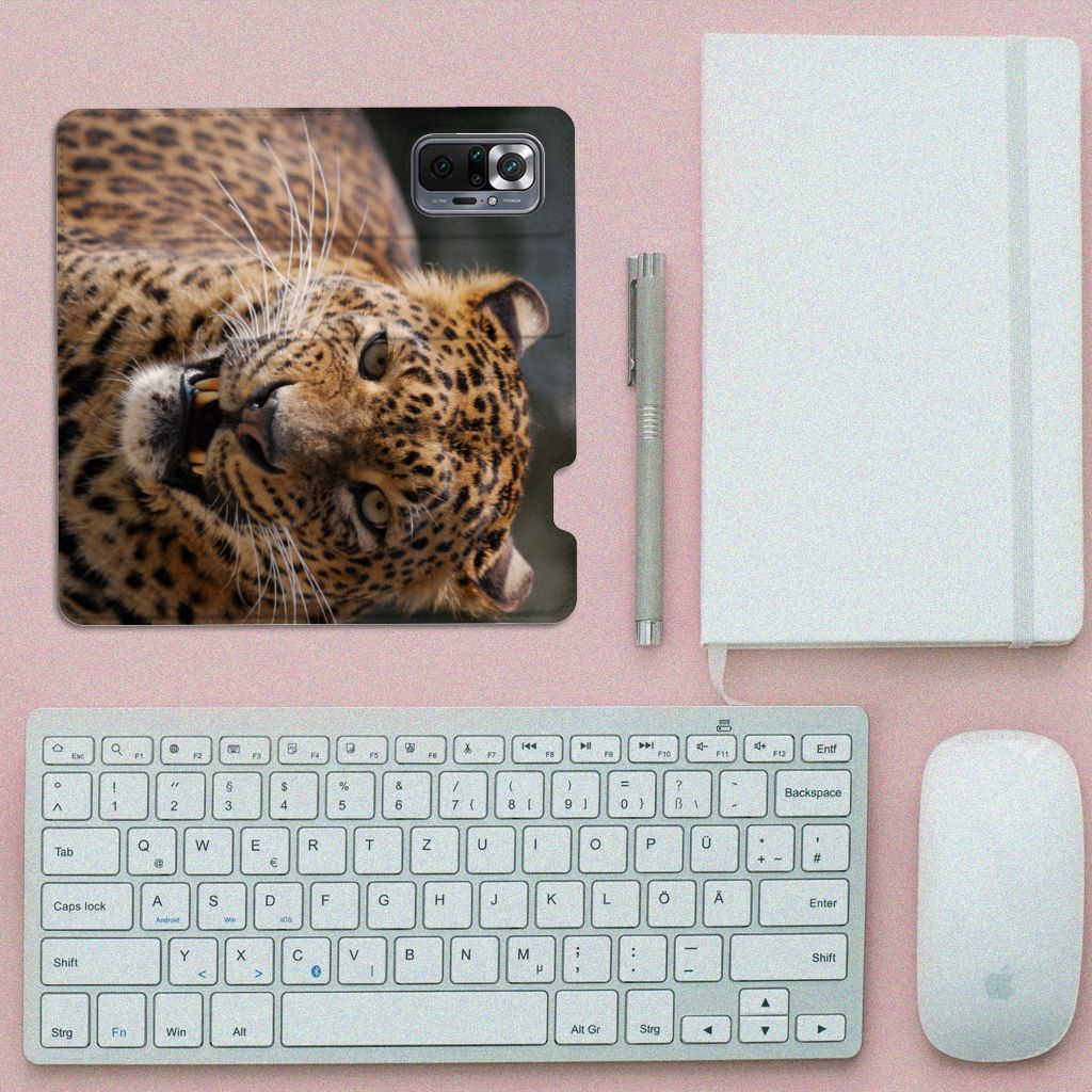 Xiaomi Redmi Note 10 Pro Hoesje maken Luipaard - B2C Telecom