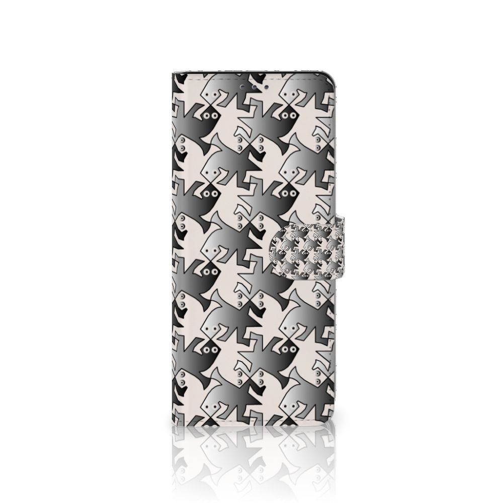 Sony Xperia 5II Telefoonhoesje met Pasjes Salamander Grey